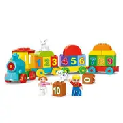 68 Piece Alphabet Train Building Toy Stacking Blocks with ABC Letters for Learning Christmas Holiday Gift Ideas
