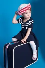 50's Style Taty by Tatyana 4th OF JULY Retro SALOR Dress TODDLER SIZES