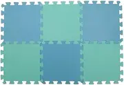 KnitPro KP10874 Lace Blocking Mats (Pack of 9) (Assorted Colours), Blue