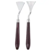 2pcs E1 E2 Painting Palette Knife Set Stainless Steel Art Spatula Scraper Tools