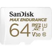 SanDisk MAX ENDURANCE 64 GB Class 10/UHS-I [U3] microSDHC - 1 Pack