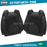 Fits 2008-2012 Buick Enclave Driver & Passenger Back Leather AC Seat Cover Blk