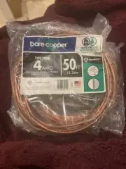 Southwire 50-ft 4-Gauge Stranded Soft Drawn Copper Bare Wire (By-the-roll) | 106