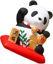 Essential Oil Stone Diffuser Panda Figurine Non-electric Aromatherapy Car Decor for