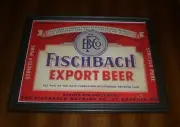 FISCHBACH EXPORT BEER FRAMED COLOR AD PRINT - FISCHBACH BREWING - ST. CHARLES MO