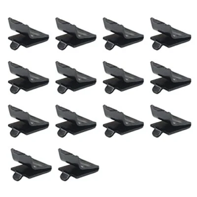 14 Pcs Adjustable Steel Pilaster Shelf Support Clips Shelving Bracket Clips