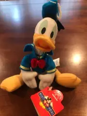 Plush Beanie 1998 Original Stuffed Animals Disney Donald Duck Applause (JL)