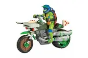 Teenage Mutant Ninja Turtles: Mutant Mayhem Ninja Kick Cycle with Exclusive Leonardo Figure by Playmates Toys