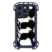 iPhone 16 Pro Ultra Bounce Case MagSafe Compatible Simple Cat - 11