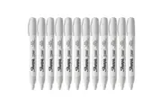 Sharpie Paint Marker Oil Based Medium 1.5mm White Pack 12