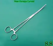 24 PCS ROCHESTER-PEAN FORCEPS CURVED 10" STAINLESS STEEL