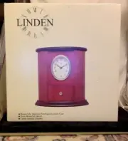 Linden Shelf, Mantel Clock. Mahogany. Jewelry Drawer. Original Box.