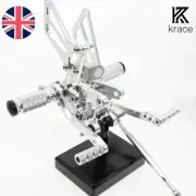 For SV650/SV650S SV1000/S 1998-2014 CNC Rearsets Footpeg Foot Peg GP Adjustable