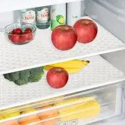Absorbent Fridge Liners Refrigerator Shelf Liners 6 pack (12" × 24") Gray Slate