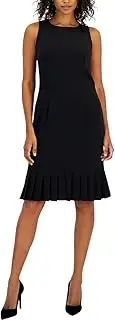 [Kasper] Women's Sheath Dress W Pleats