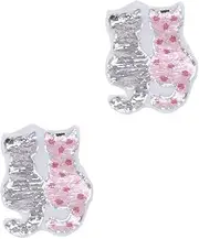 COHEALI 2pcs Cute Sequin Patches Embroidered Clothing Accessories for T-Shirt Jeans Bags Shoes Curtain