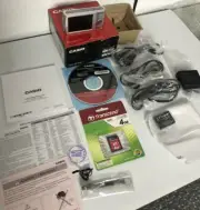 Casio QV-R100 14.1mp HD Video Camera 4X optical Zoom ,27mm,27” Large LCD