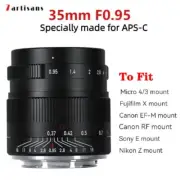 7artisans 35mm F0.95 APS-C Portrait Lens for Sony E Fuji FX EF-M RF Nikon Z M4/3