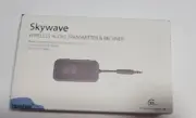 Skywave Bluetooth Transmitter & Receiver, Bluetooth 5.3 Adapter (Dark Gray)
