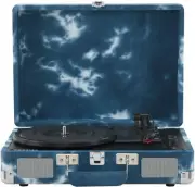 Crosley CR8005F-BU Cruiser Plus Vintage Bluetooth Turntable, Indigo