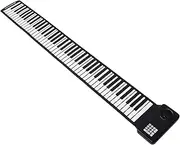BESTonZON Travel Piano Keyboard 88 Keys Foldable Electronic Piano Silicone Keyboard for Beginners