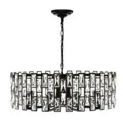 Cougar Porsha 8 Light Crystal Pendant Light