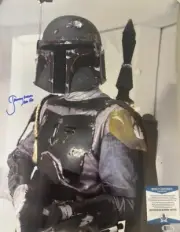 STAR WARS JEREMY BULLOCH BOBA FETT 16"x20" Photo + Beckett COA