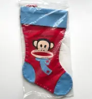 Paul Frank Vintage Julius Monkey Felt Holiday Christmas Stocking - NEW SEALED