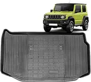 Heavy Duty RearTrunk Cargo Mat Boot Liner Luggage Tray Fit Suzuki Jimny 2018-2023 Folded Rear Seats