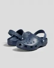 [Crocs] Crocs Girls' Kids' Classic Clogs Shoes in Navy Size 03 03 Navy