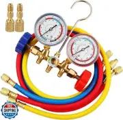 R410A Manifold Gauge Set, 3 Way AC Diagnostic Manifold Gauge Set for R410a R2