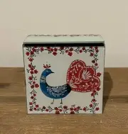 Peacock Trinket Box