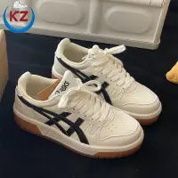 在飛比找蝦皮商城精選優惠-韓國代購 Asics Court Mz 米白黑 焦糖底  亞