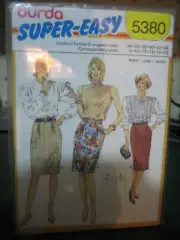 Burda 5380 Misses Skirt Pattern - Size 8-18