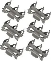 MUSISALY 6pcs Perm Clip Curler Clip Claw Clips for Curly Hair Curler Claw Clip Roller Jaw Clamps Keeper Hot Roller Securing Clip Hair Section Clamps Hair Section Clips Hair Clip Black Pps