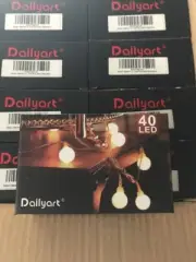 40 Box Case Dailyart LED String Lights indoor outdoor battery Opp 13 ft.