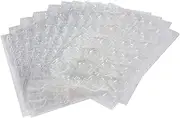 LOBE MIRACLE 10 Sheets Double-Sided Nail Jelly Sticker Waterproof Breathable Glue Tabs Jelly Glue Adhesive Tabs Super Sticky Fake Nail Glue Self-Adhesive Stickers for Manicure(10 Sheets 240 Pcs)