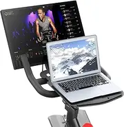 ZHANDEYUA All-New Tabletop Tray Holder for Peloton Bike Mount - Premium Aluminum Stand for Tablets, laptops, Books, Phones, etc. - Riding Work Surface ，Bikes Accessories for Peloton (Not for Bike+)