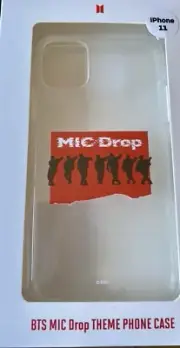 iPhone 11 Official Licensed BTS Mic Drop Phone Protector Case Door Bumper New