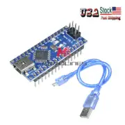 Nano FT232RL V3.0 USB Micro-controller ATmega328P 5V Board Cable For Arduino USA