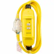 Ultracharge RCD 10A Inline Safety Switch Earth Leakage Protection 2m Lead IP66