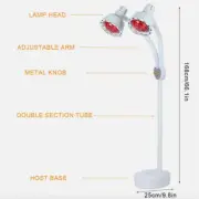 Double Head Infrared Heat Light Therapy Lamp Pain Relief $45 or best offer