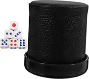 HOOTNEE 1 Set Lightweight Plastic Dice Cup Shaker Holder for Party Games Compact Dice Storage Case with Stylish Design for Entertainment and Travel