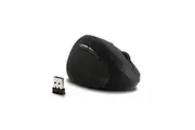 Kensington Left Handed Ergo Wireless Mouse w USB Dongle For PC Laptop Black