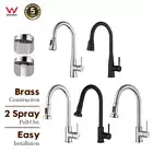 Decaura WELS Pull-Out Kitchen Faucet 2/3 Mode Sink Mixer Tap Chrome/Black/Nickel