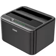 Aluminum Hard Drive Docking Station Usb 3.0 To Sata Dual Bay External Hdd Dock C