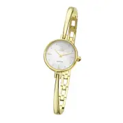 Adi Women's Gold Bangle Watch w/ Sapphire Crystal, Water-resistant 20mm
