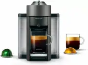 New! Nespresso Vertuo Coffee Espresso Machine by De'Longhi Titan Gray ENV135T