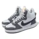 Nike 休閒鞋 Wmns Court Borough Mid Prem 女鞋 深灰 白 復古 高筒 經典 844907-005