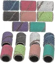 OFFIGAM Nail Drill Sanding Bits Fine Sanding Bands Coarse Sanding Bands Nail Sanding Bands Fine Grit Mandrel Bit for Nail Art Sanding Bands for Nail Drill